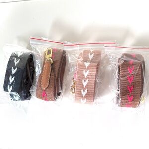 Lily & Bean Wide Woven Guitar Style Bag Strap Adjustable Crossbody Brand New